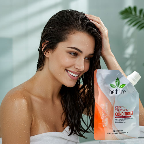 HerbLine Keratin Treatment Conditioner Pouch 100ml HerbLine Keratin Treatment Conditioner Pouch 100ml