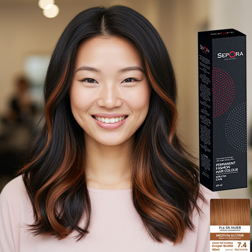 SepOra Hair Color Medium cooper blond 60ml (7.4)