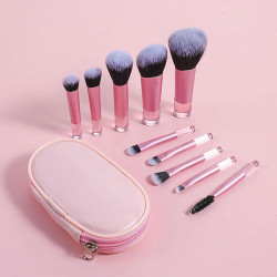 Makeup Brush Set 10 Pcs With Pouch Makeup Brush Set 10 Pcs With Pouch